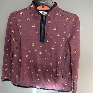 Fat Face Burgundy/Maroon  Airlie Pullover with Floral details